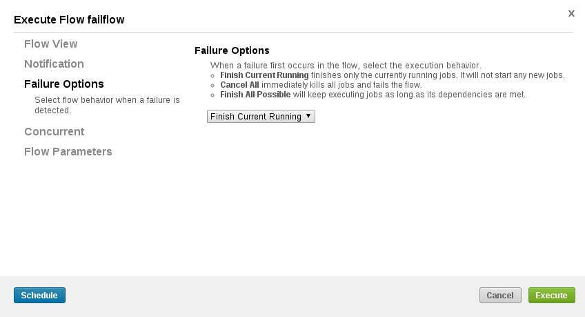 Failure Options