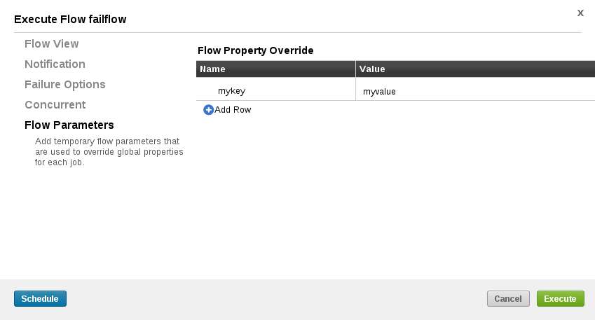 Flow Parameters